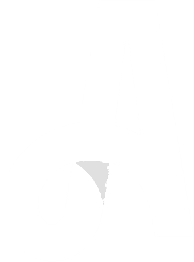 a logo in white and gray