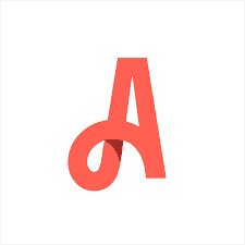 Letter A font in script