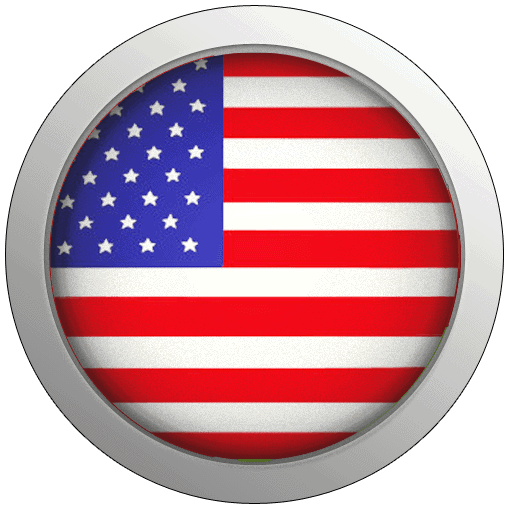 American flag in an icon